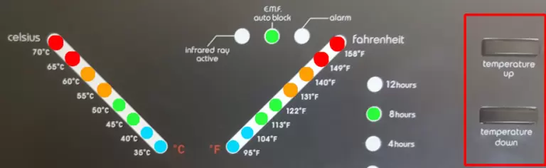 Professional Controller Temperature Buttons 76 8x 236