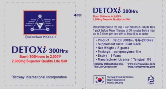 Detoxi Bamboo Salt Packet